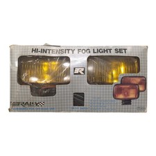 Rally Fog Light Set 1985 Vintage New In Box Hi Intensity 3174 Amber