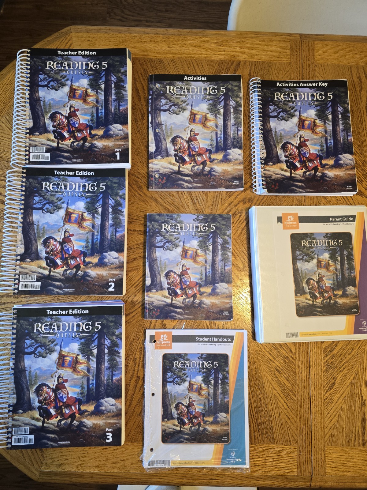 BJU Press Reading 5 School Curriculum Lot of 9 pieces - 3rd Edition ...