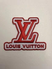 Designer Logo Patch - Fashion Designer Iron Patch - Red