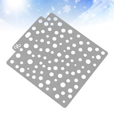 Reusable Grey Painting Templates Plastic Drawing Stencils for Crafts