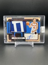 2024-25 Panini One and One Precision Patch Auto PACOME DADIET /25 Red RC Knicks