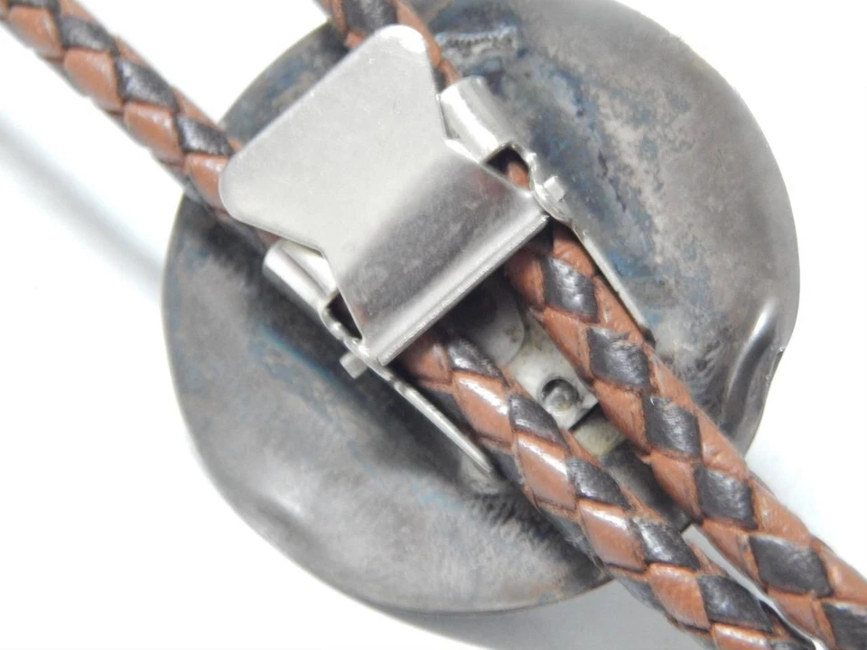 BOLO NAVAJO INDIO FRED HARVEY PLATA ESTERLINA DE COLECCIÓN - ¡REGALO COMO NUEVO! Foto 4 de 4