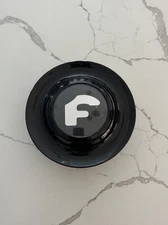 1 Pc Black Forgiato Floating Center Cap For Forgiato XL Hubcap Rim Chrome F