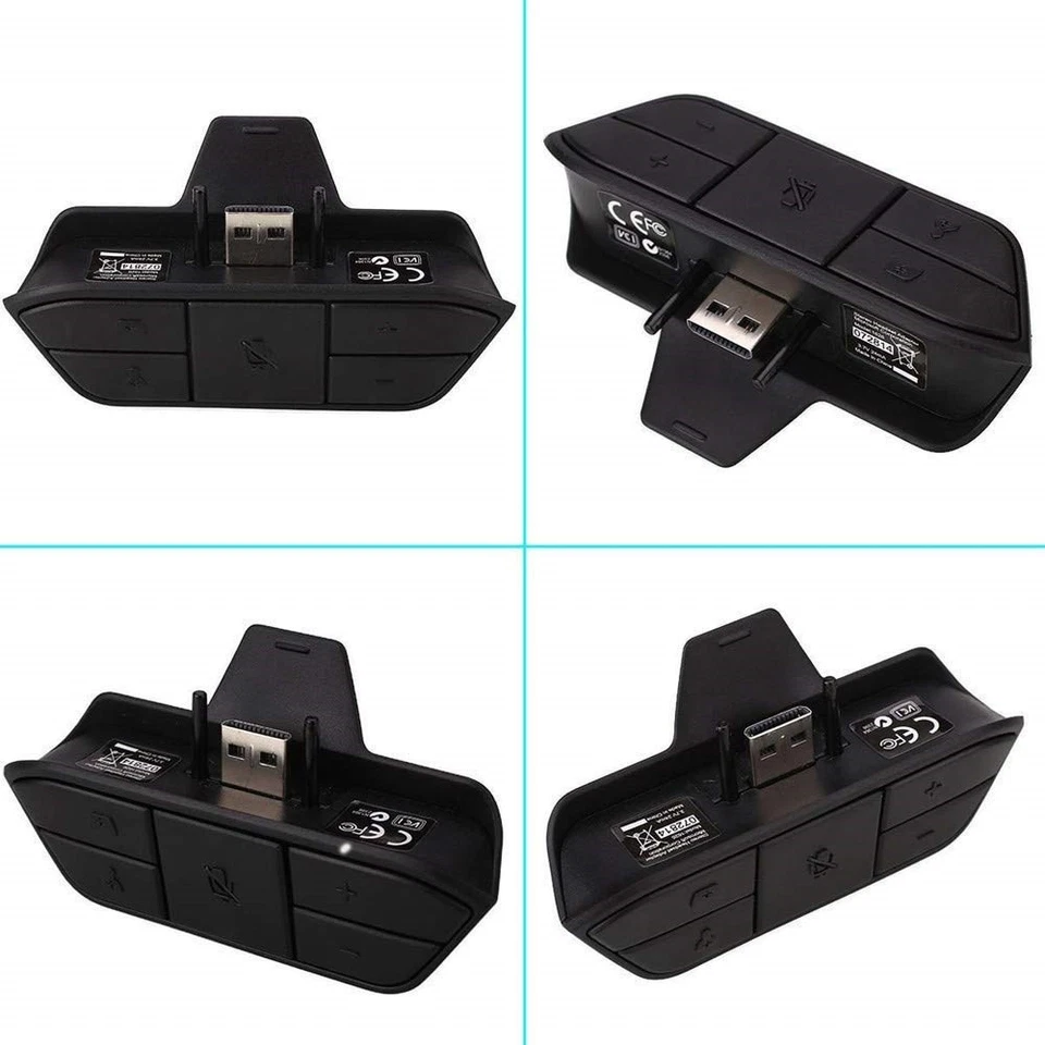 Stereo Headset Adapter Audio Headphone Converter For Xbox One Controller New - Image 2 of 4