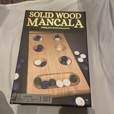 Solid Wood MANCALA Game Folding Board by Game Gallery from Cardinal