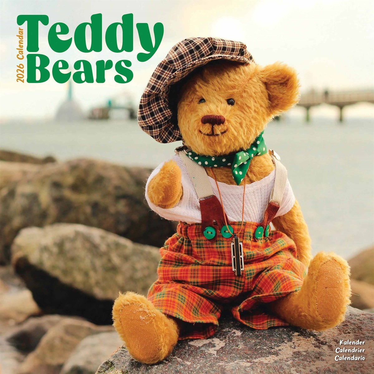 Teddy Bears Calendar 2026, Wall Calendars, Month To View, Family, Gift