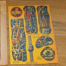 2000ad Prog 2 (1977) biotronic stickers free gift reproduction set