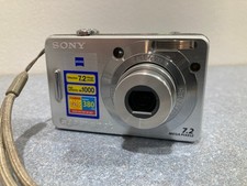 Sony Cyber-shot DSC-W55 Zeiss Lens BUNDLE 3 Batts 1GB Mem Charger TESTED Works