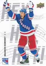 2025-26 UD New York Rangers Centennial Brandon Dubinsky Hey Hey Hey! HHH-25
