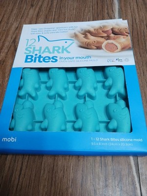 Mobi Silcone Baking Mold 12 Shark Bites Pigs In A Blanket Oven-Safe