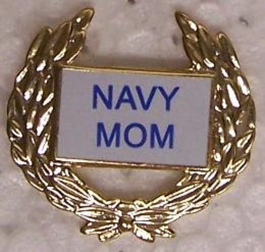 Hat Pin Military U S Navy Mom NEW Lapel Pin Push Pin