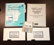 Microsoft Powerpoint 4.0 Training System - Video - Manual - Analysis -Disc