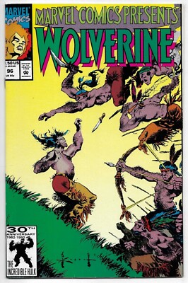 MARVEL COMICS PRESENTS #96 WOLVERINE/GHOST RIDER & CABLE 1991 near mint