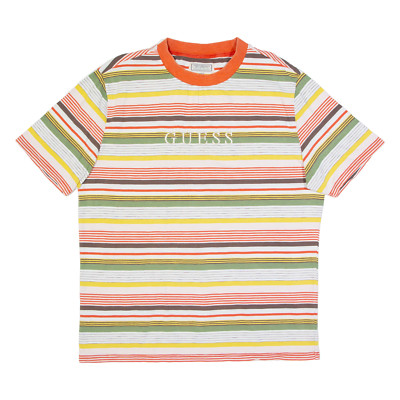 GUESS Los Angeles Herren T-Shirt Orange M