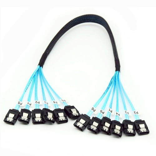 SATA III 6Gbps SAS Cable for Server SATA 7 Pin to SATA 7 Pin Data Cable - Picture 12 of 21