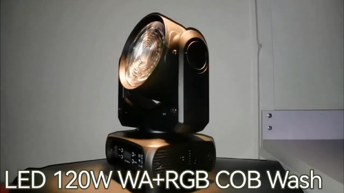 120W Moving Head Light Warm/Cold White Single Color DJ Party DMX512 Stage Light - Video 1 of 1