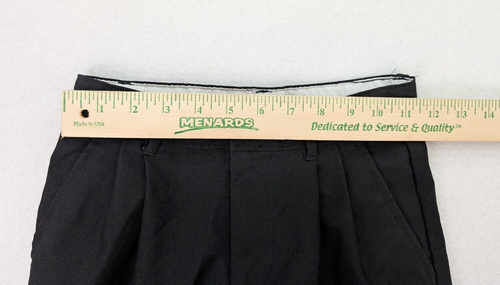 Boy's Dress Pants Size 8 Black Pleated Front Dressy Formal - Picture 7 of 18