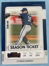2021 Panini Contenders Baseball #2 Corbin Burnes - Milwaukee Brewers