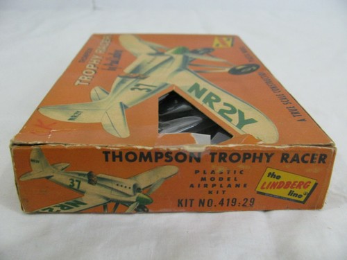 Vintage 1959 Lindberg 1/72 Thompson Trophy Racer Airplane Model Kit #419-29 NIB - Picture 8 of 8