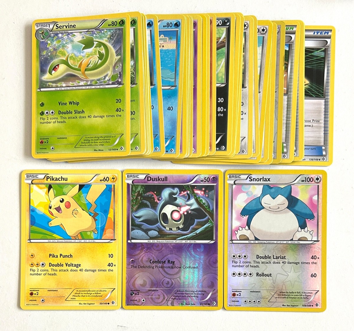 Pokemon Cards Boundaries Crossed - 2012 You Choose - Rare - Holo - /149 -  NM