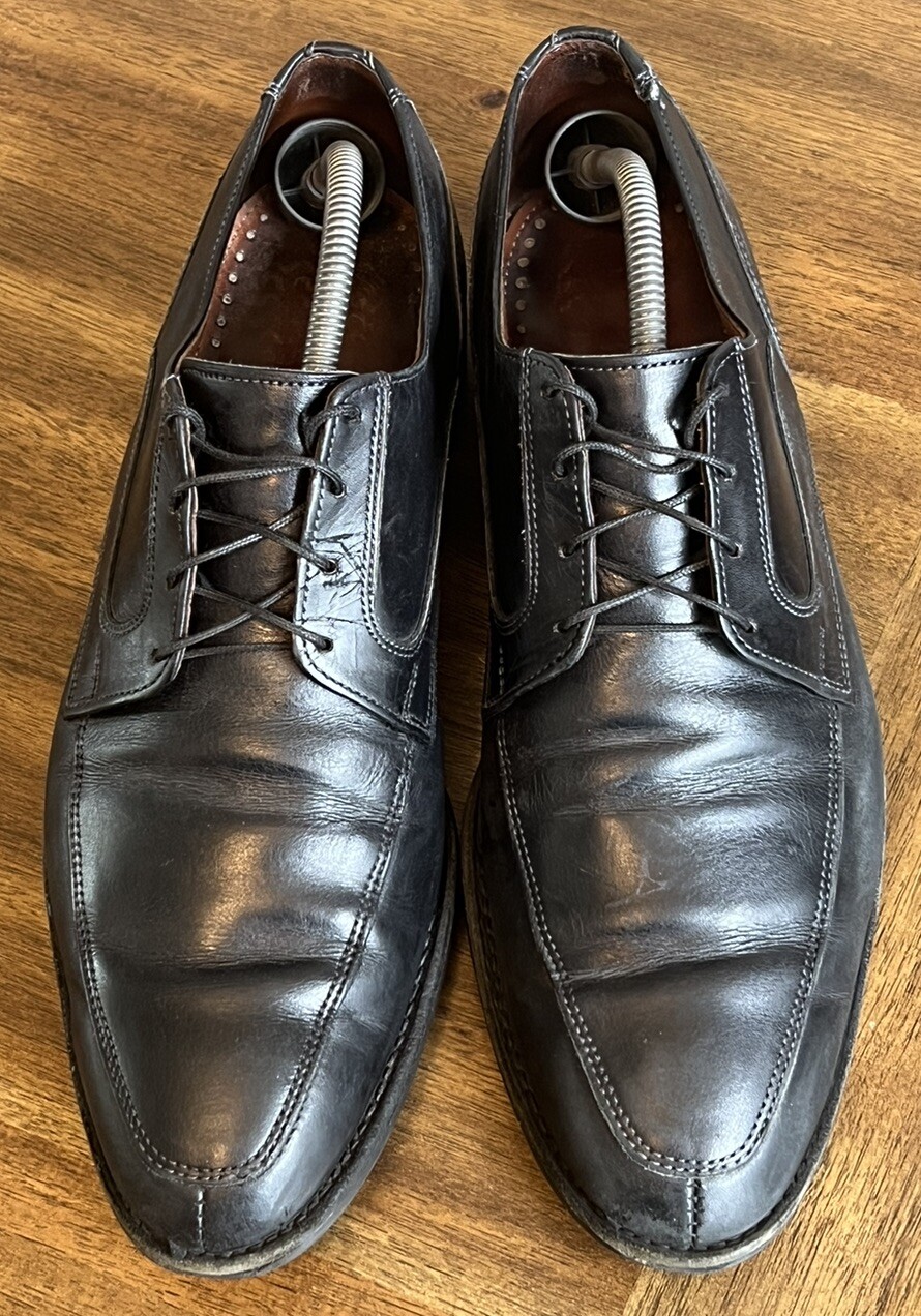 SAOLA Scarpe da derby Allen Edmonds ""Montgomery"" nere punta spaccata 3102 taglia 10 1 2 D