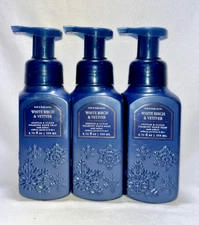 3 White Birch & Vetiver Bath & Body Works Gentle Foaming Hand Soap 8.75 oz
