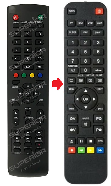 Альтернативный вариант для Akai AKTV291T AKTV480T AKTV486T AKTV490 2890₽