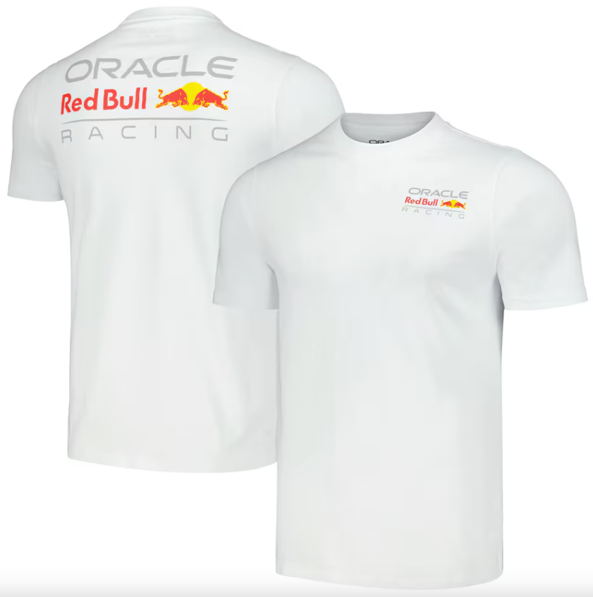 ORACLE Red Bull Racing Tシャツ Mサイズ CASTORE 🏁 Unisex M - Castore White Formula 1 F1 Oracle Red Bull