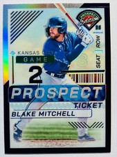 2024 Panini Prospect Edition Baseball BLAKE MITCHELL Purple Prospect Ticket /99