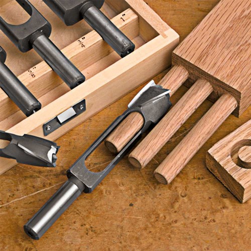 3/4 In. Tenon Dowel Plug Cutter Wood Plug Bit Hole Cutter Tenon Maker 1/2" Shank - Picture 4 of 10