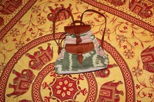 zaino etnico pelle hand made indonesia