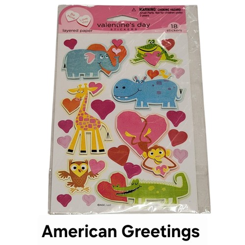 Valentinstag Sticker Set 8 Blatt Creative Memories Mrs Grossmans Flamingo - Bild 4 von 6
