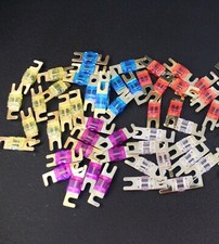 MINI ANL FUSES NICKEL PLATED INLINE AFC AFS BLADE AUTO CAR 60 70 80 100 150 AMP