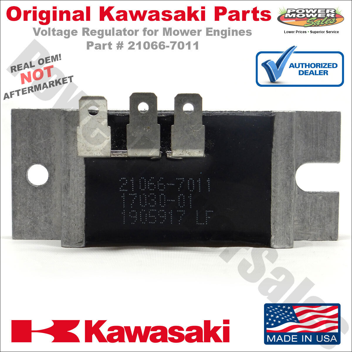 OEM Kawasaki Voltage Regulator FX751V FX850V 21066-7003 OEM Kawasaki Voltage Regulator FX751V FX850V 21066-7003