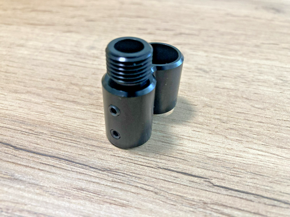 Crosman Stock Polished Metal Barrel Band For Crosman 2240, 2300, DISCOVERY Air Guns - With Grub Screws Air Gun Barrel Band - Foto 7