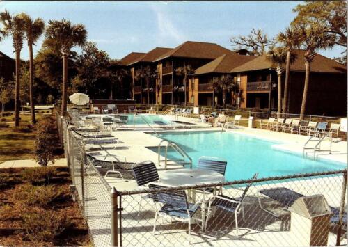 Gulfport, MS Mississippi  CHATEAU CHARMANT Condo Advertising  POOL  4X6 Postcard - Picture 1 of 2