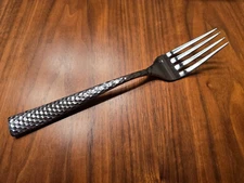 Fortessa Lucca Faceted Serving Fork 9 Inch - 18/10 Stainless Steel Flatware