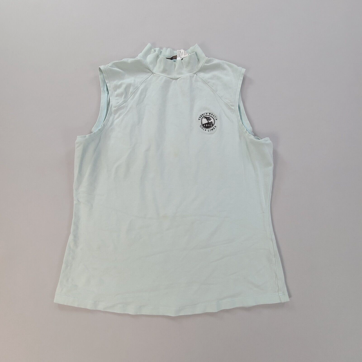 Cutter & Buck Shirt Womens Large Green Sleeveless Pebble Beach Golf Ladies  | eBay