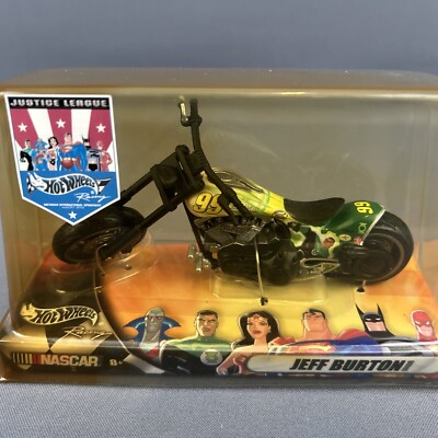 Hot Wheels Green Lantern Jeff Burton #99 Justice League Motorcycle