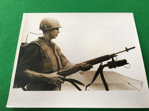 M14 American battle rifle 1967 USMC MARINE DA NANG XM-2 Personnel ...