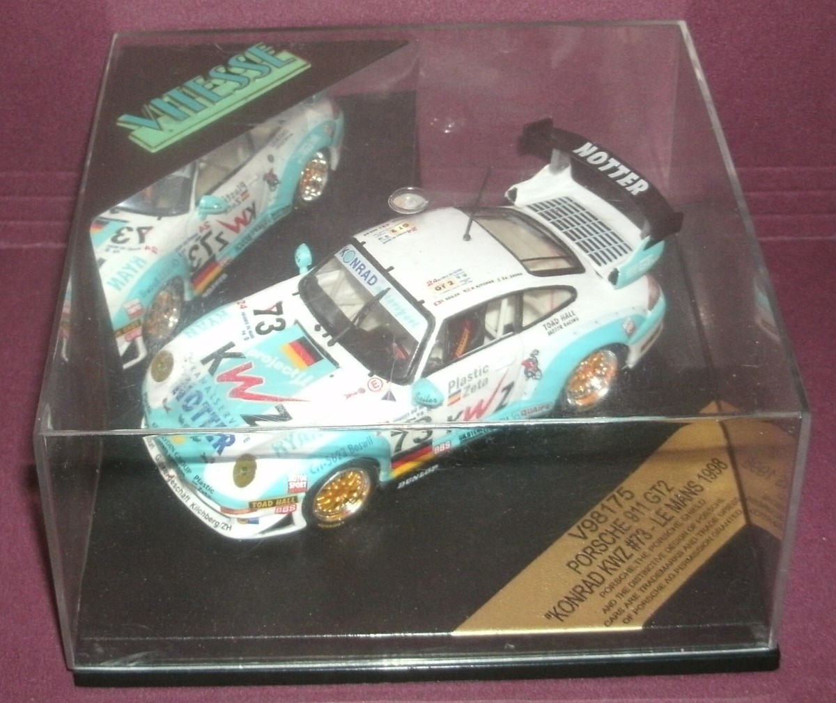 【VITESSE】Porsche911 GT2 LEMANS 1998 #V15 VITESSE】Porsche911 GT2 LEMANS 1998 #V15 - メルカリ