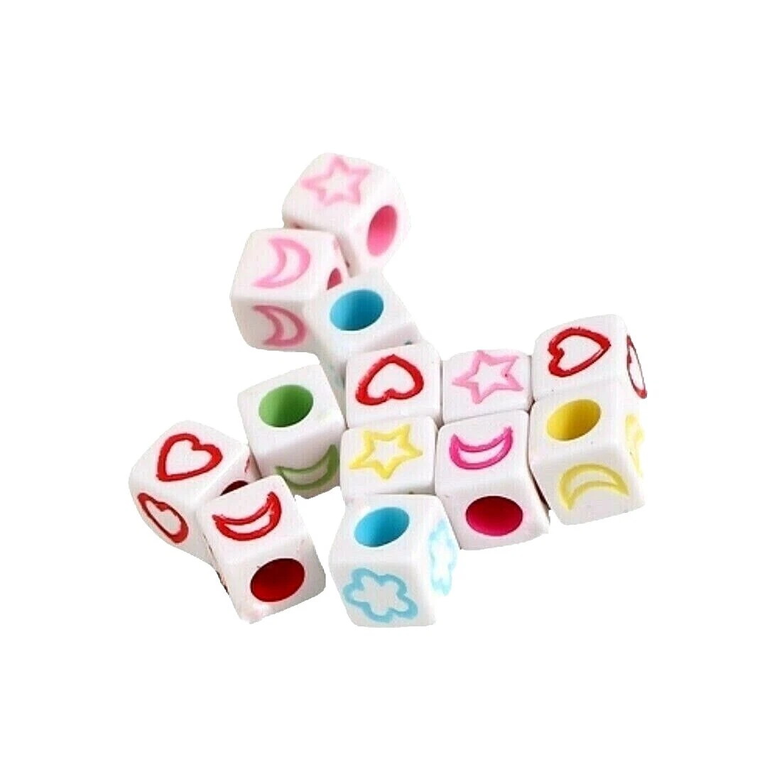 Plaza de Acrílico Multicolor Cuentas Para Hacer Joyas