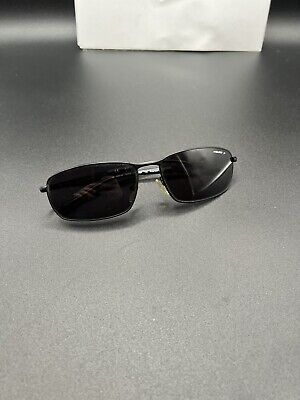 POLICE Sunglasses S8919K S08P Matte Black Rectangle 60-16-135 Polarized |  eBay