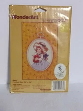 WonderArt DESIGN: SARA KAY "Sally" counted cross stitch kit size 3 3/8" x 4 1/4"