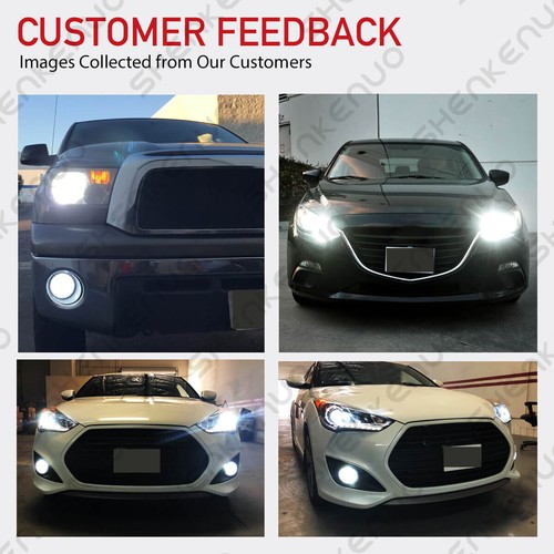 9005 LED Headlight Kit 6000K White Bulbs High/Lo Beam for Malibu 2016-2018 - Picture 5 of 12