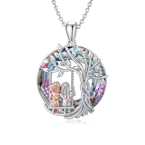 Mothers Day Gifts S925 Sterling Silver Tree of Life Necklace