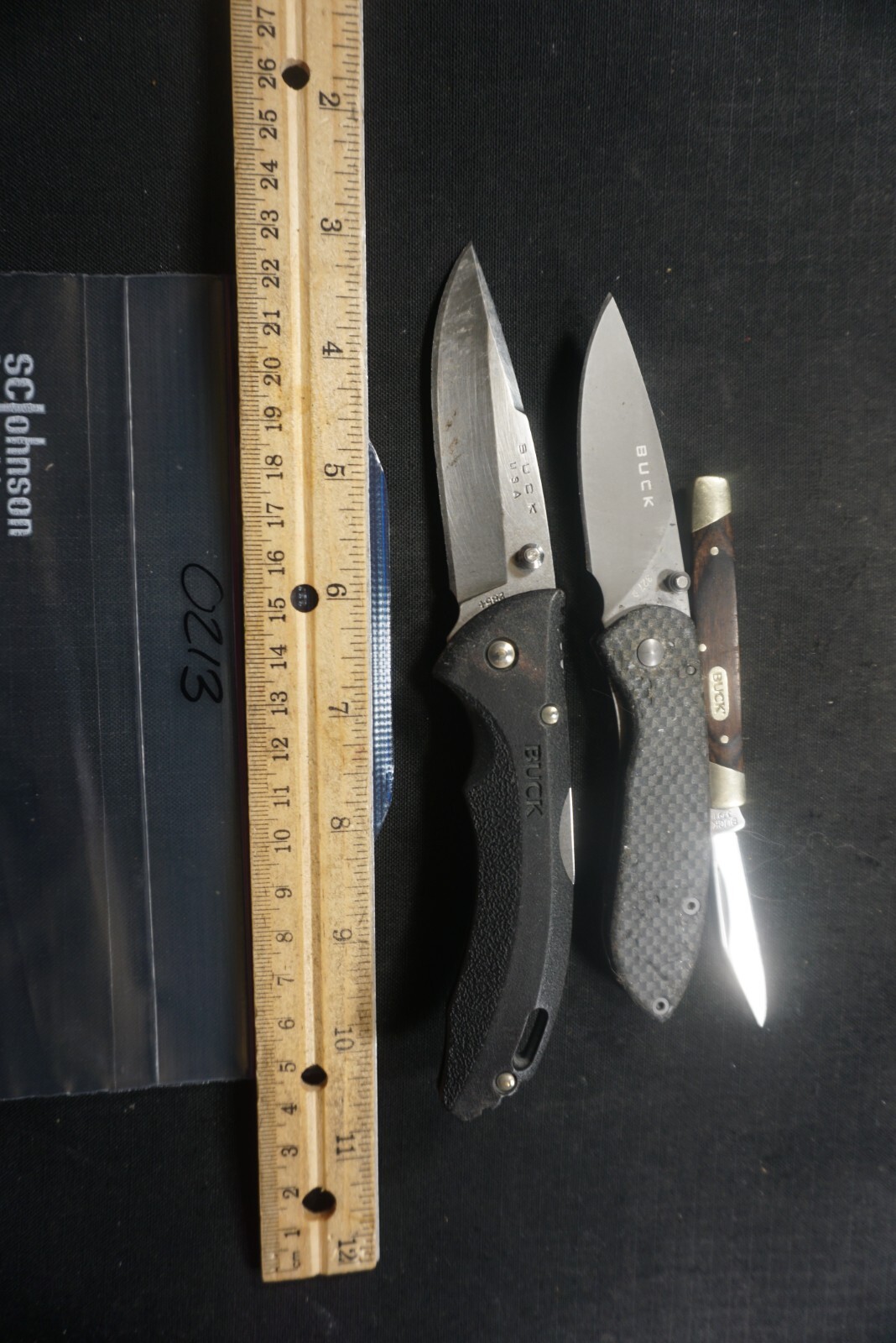 0213 Three Buck pocket knives eBay