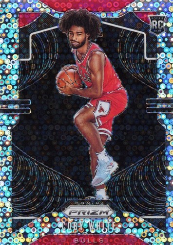 2019-20 Panini Prizm - Coby White #253 Fast Break Prizm (RC) - Chicago Bulls
