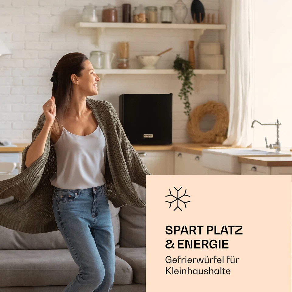 Gefriertruhe Gefrierschrank Tiefkühltruhe 2 Fächer Freistehend 35L Gefrierwürfel - Bild 2 von 4