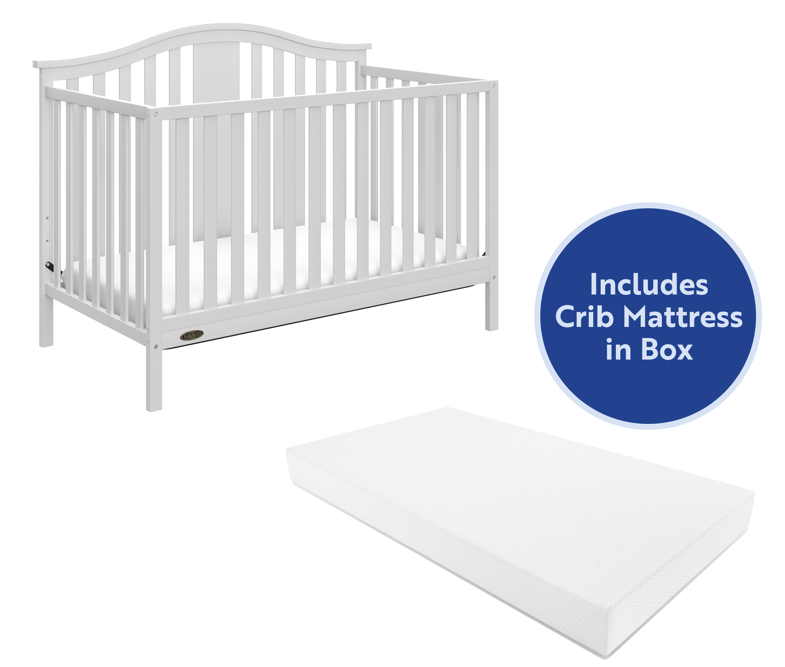 graco solano crib white
